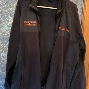 Nautica Mens ‘Head of the Charles’ Boston Regatta Rowing Navy Fleece Jacket